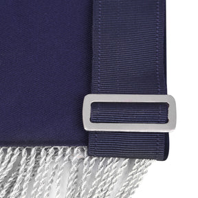 Organist Blue Lodge Officer Apron - Dark Blue With Silver Hand Embroidery Bullion - Bricks Masons