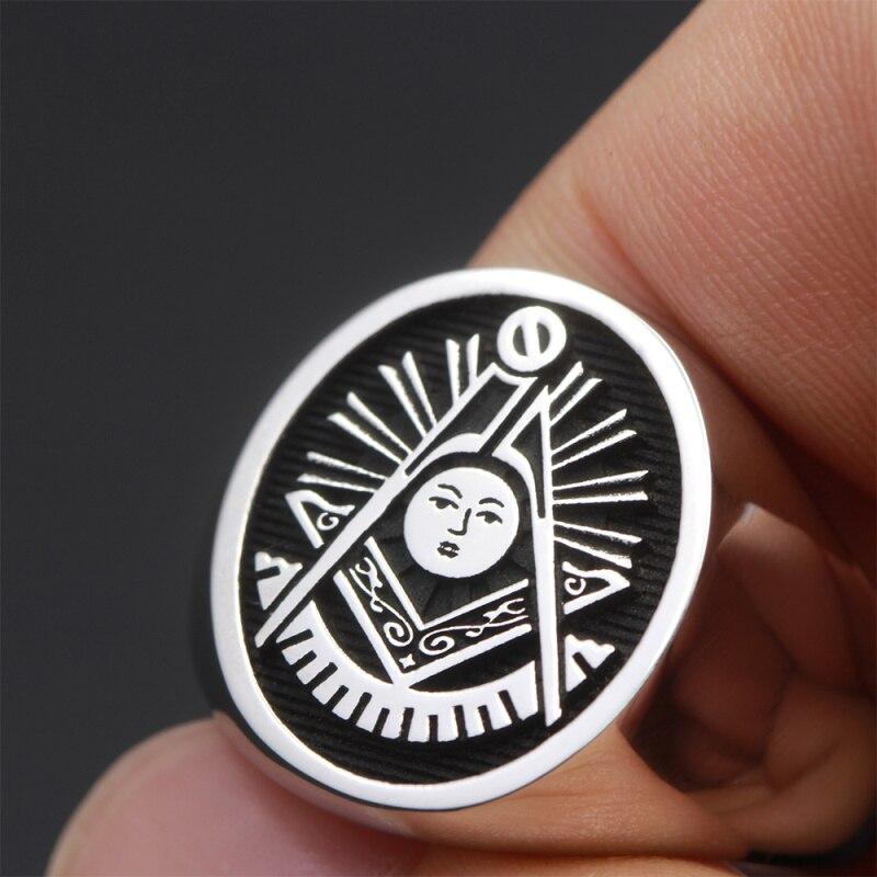 Past Master Blue Lodge Ring - Vintage Past Masters Mason Fraternity Sterling Silver - Bricks Masons