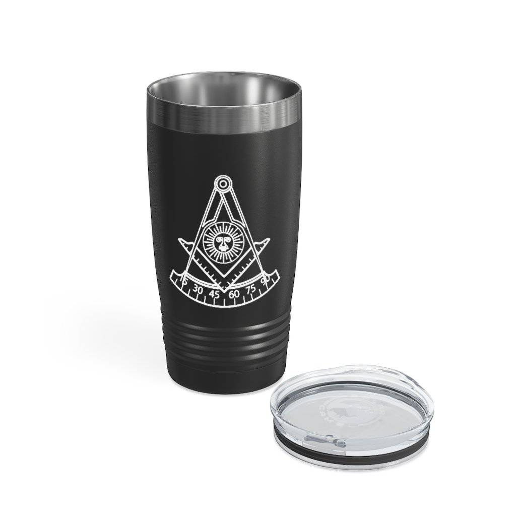 Past Master Blue Lodge Ringneck Tumbler - Various Colors 20oz - Bricks Masons