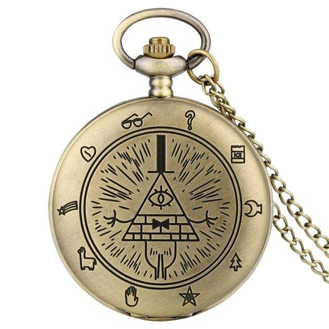 Eye Of Providence Pocket Watch - Bill Cipher Gravity Falls (3 available colors)