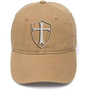 Knights Templar Commandery Baseball Cap - Shield Washed Cotton Adjustable (Multiple colors)