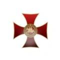 Knights Templar Commandery Lapel Pin - Red Cross Army Crusader