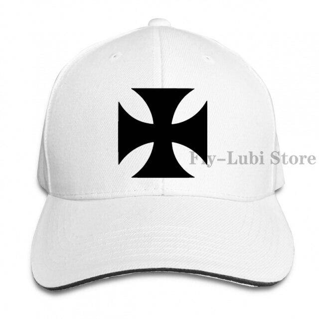 Knights Templar Commandery Baseball Cap - Cross adjustable Baseball Adjustable Cap