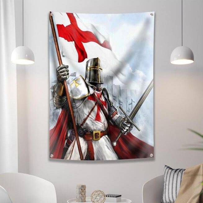 Knights Templar Commandery Flag - Printed