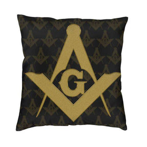 Master Mason Blue Lodge Pillowcase - Square and Compass G