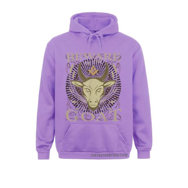 Master Mason Blue Lodge Hoodie - "Beware Of The Goat" Square and Compass G [Multiple Colors]