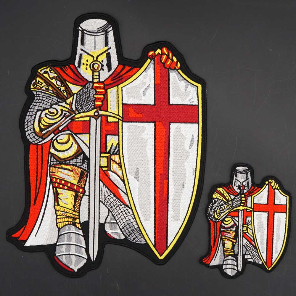 Knights Templar Commandery Patch - HANDMADE Crusader Embroidered