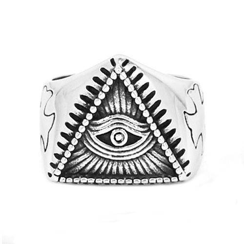 Eye Of Providence Ring - Bold Biker