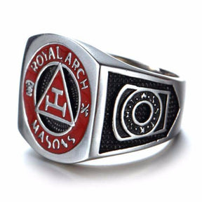 Royal Arch Chapter Ring - Titanium Steel