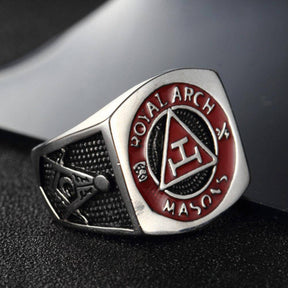 Royal Arch Chapter Ring - Titanium Steel