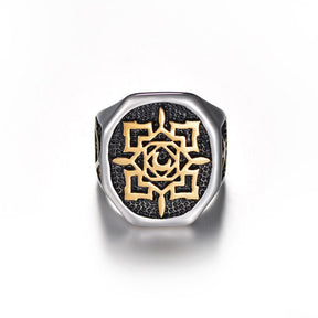 Master Mason Blue Lodge Ring - 7mm Titanium Steel