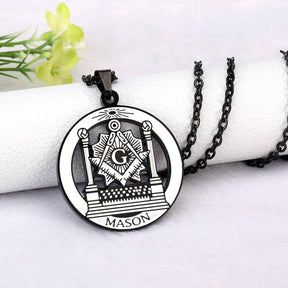 Master Mason Blue Lodge Necklace - Pillars Lodge