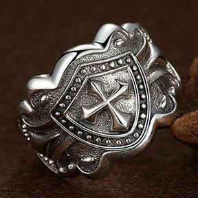 Knights Templar Commandery Ring - Exquisite Vintage Adjustable