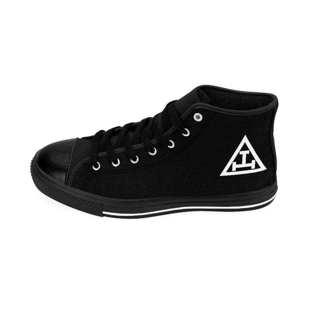 Royal Arch Chapter Sneaker - High-top Black & White - Bricks Masons