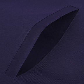 Secretary Blue Lodge Officer Apron - Navy Velvet With Silver Embroidery Thread - Bricks Masons