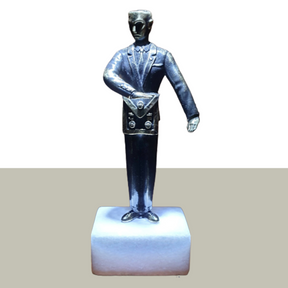 3rd Degree Master Mason Figurine  - Solid Black Bronze - Bricks Masons