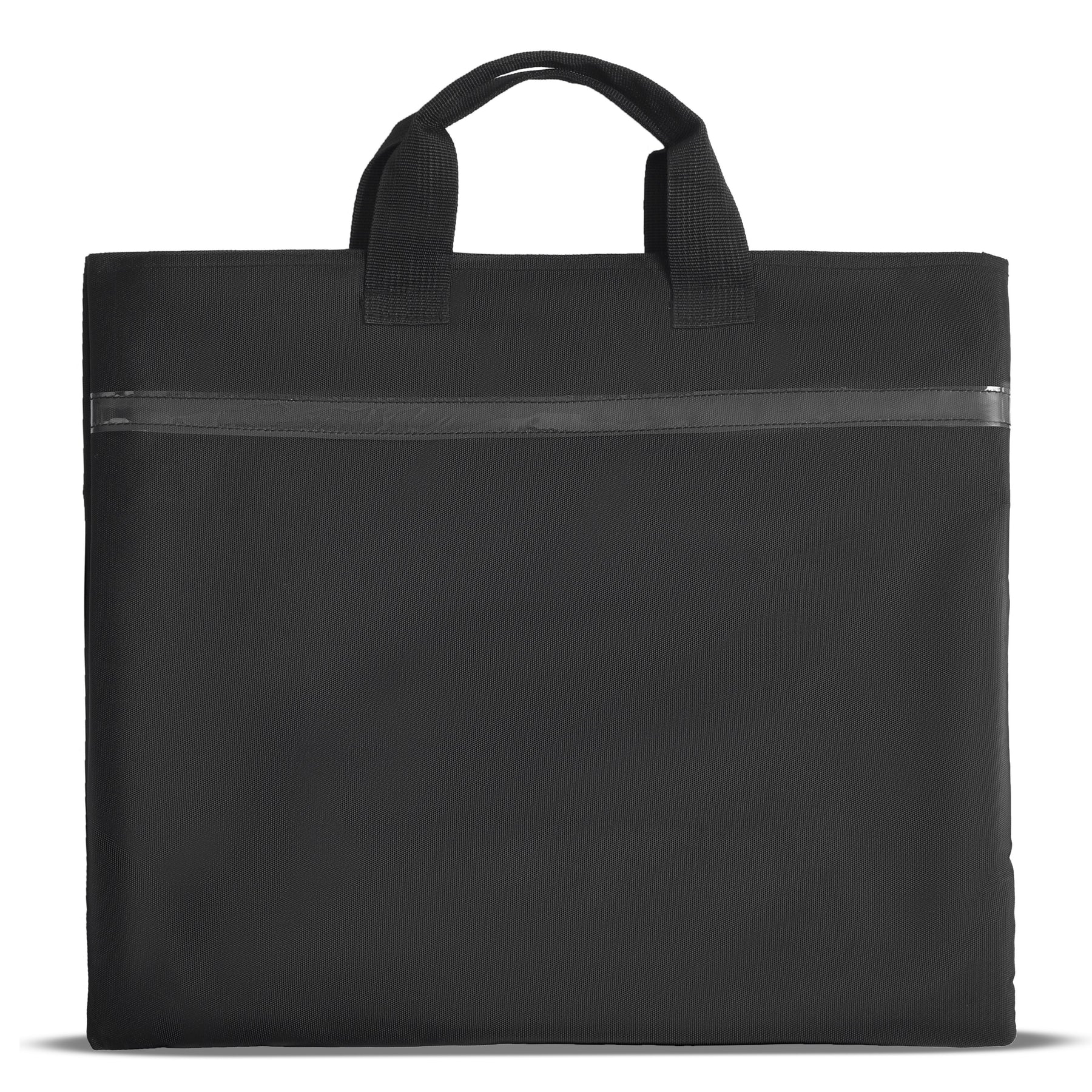 Masonic Apron Case - Black Soft Material With Zipper - Bricks Masons