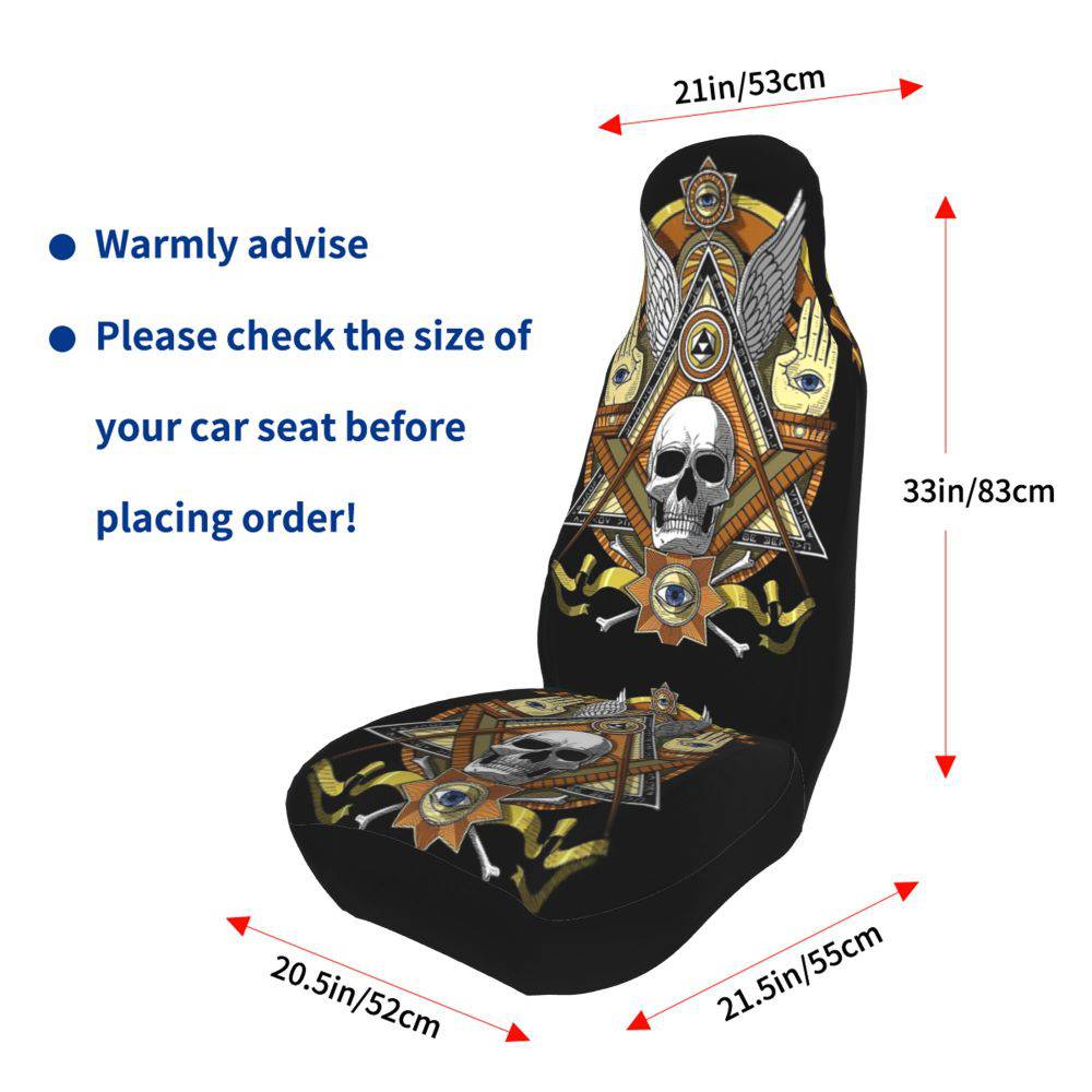 Widows Sons Car Seat Cover - 2 Pieces - Bricks Masons