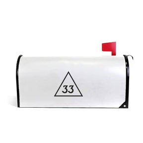 33rd Degree Scottish Rite Mailbox Cover - Magnetic & Waterproof - Bricks Masons