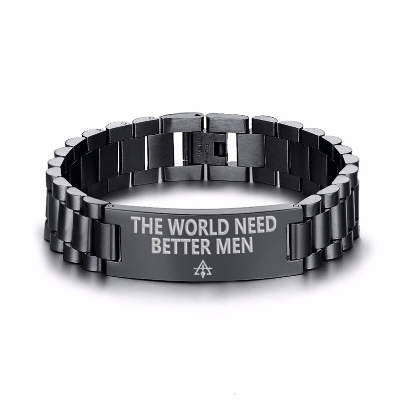 Council Bracelet - Stainless Steel - Bricks Masons