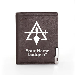 Council Wallet - Black & Brown - Bricks Masons