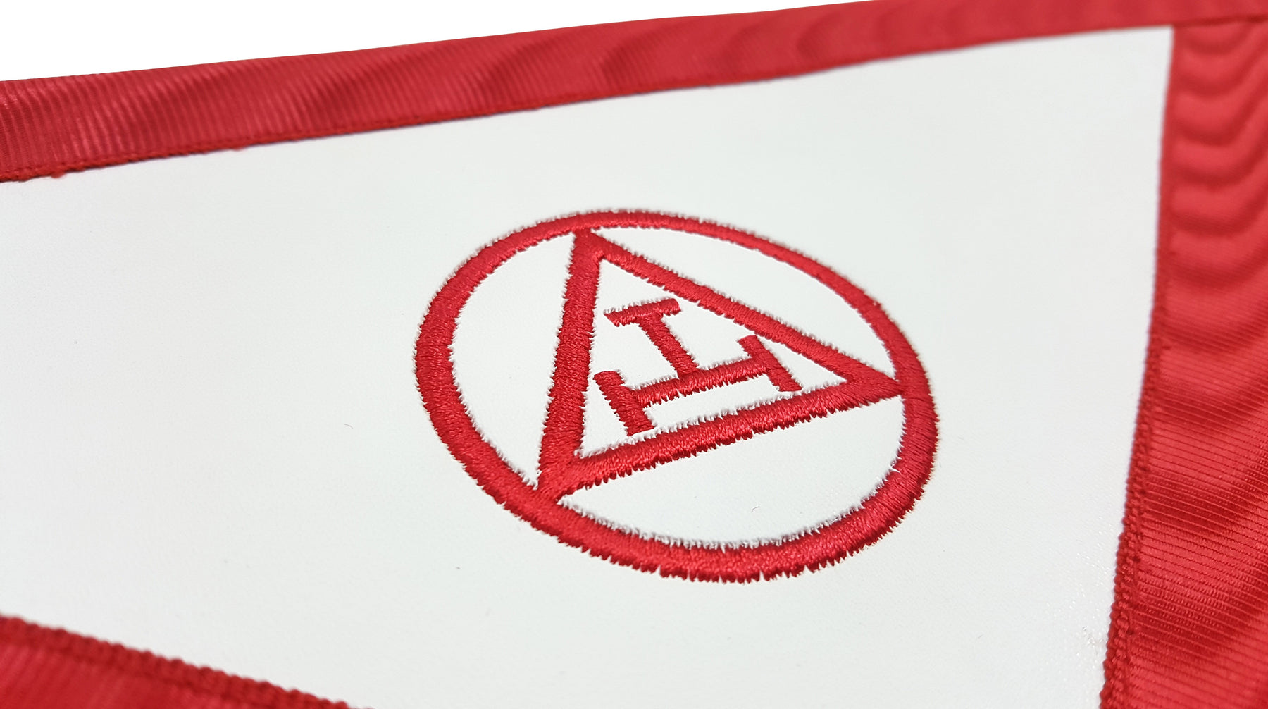 High Priest Royal Arch Chapter Apron - Red Machine Embroidery - Bricks Masons