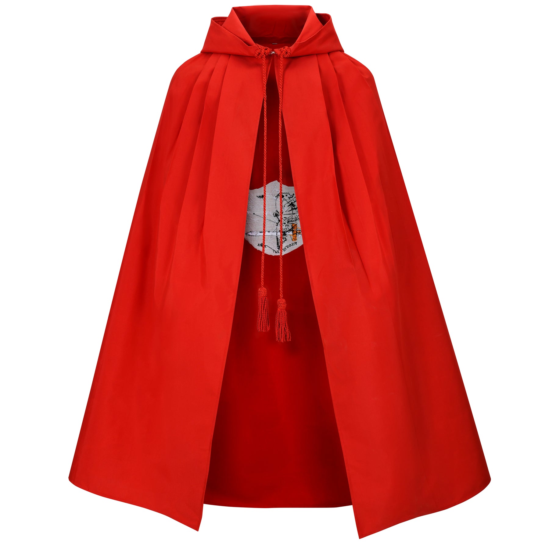 30th Degree Scottish Rite Mantle - Red With Bicephalic Eagle - Bricks Masons