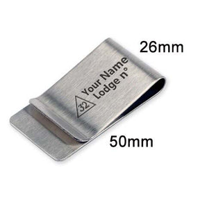 32nd Degree Scottish Rite Pen Holder - Black & Brown Leather - Bricks Masons