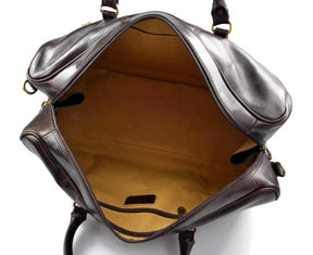 32nd Degree Scottish Rite Travel Bag - Wings Down Genuine Leather - Bricks Masons