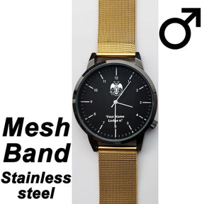 32nd Degree Scottish Rite Wristwatch - Wings Down Various Colors - Bricks Masons