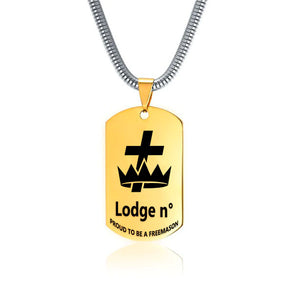 Knights Templar Commandery Necklace - (Various Colors) - Bricks Masons