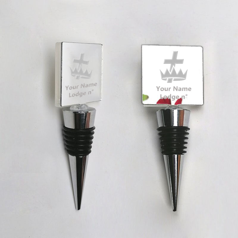 Knights Templar Commandery Bottle Stopper & Saver - Various Shapes - Bricks Masons