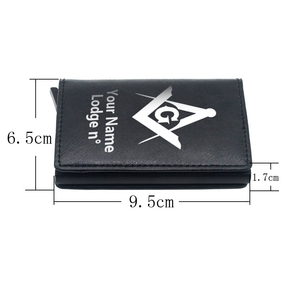 Master Mason Blue Lodge Wallet - Various Colors - Bricks Masons