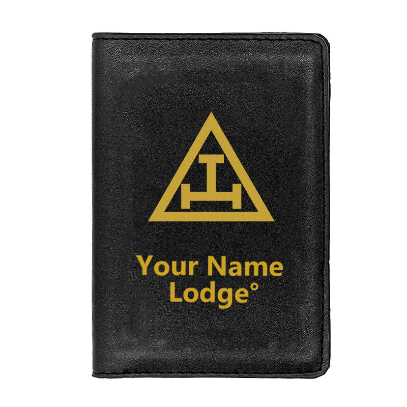 Royal Arch Chapter Wallet - Black & Brown - Bricks Masons