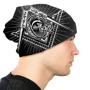 Master Mason Blue Lodge Beanie - Eye Of Providence - Bricks Masons