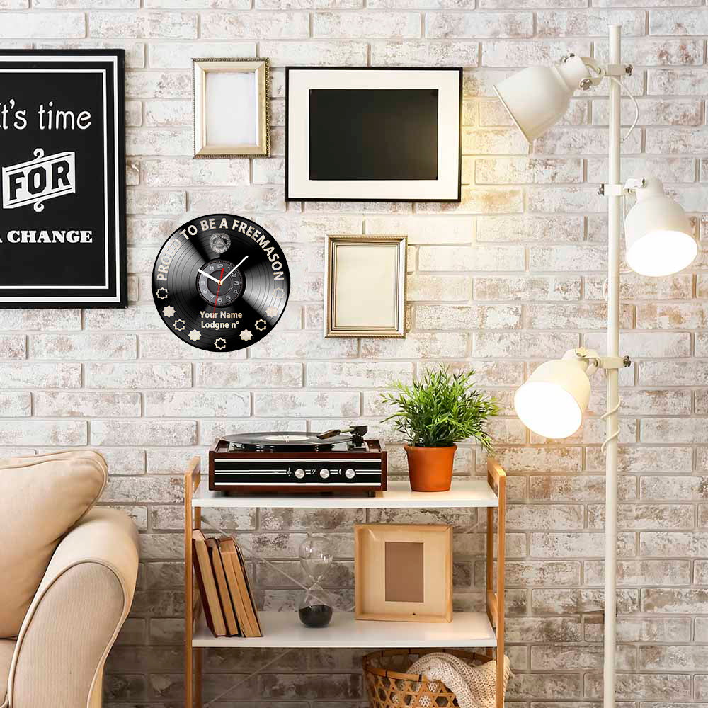 Grand Master Blue Lodge Clock - Vinyl Record - Bricks Masons