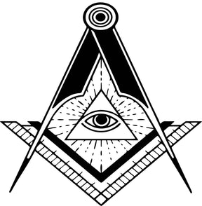 Master Mason Blue Lodge Champagne Flute - 2 Pieces Set - Bricks Masons