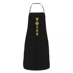 Master Mason Blue Lodge Kitchen Apron - Square and Compass G Mason