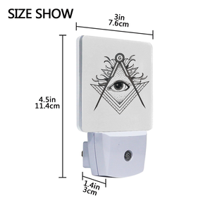 Master Mason Blue Lodge LED Sign - 2 Pieces Plug-in - Bricks Masons
