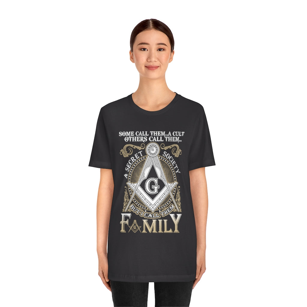 Masonic T-Shirt - I Call Them Family - Bricks Masons