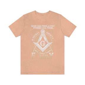 Masonic T-Shirt - I Call Them Family - Bricks Masons