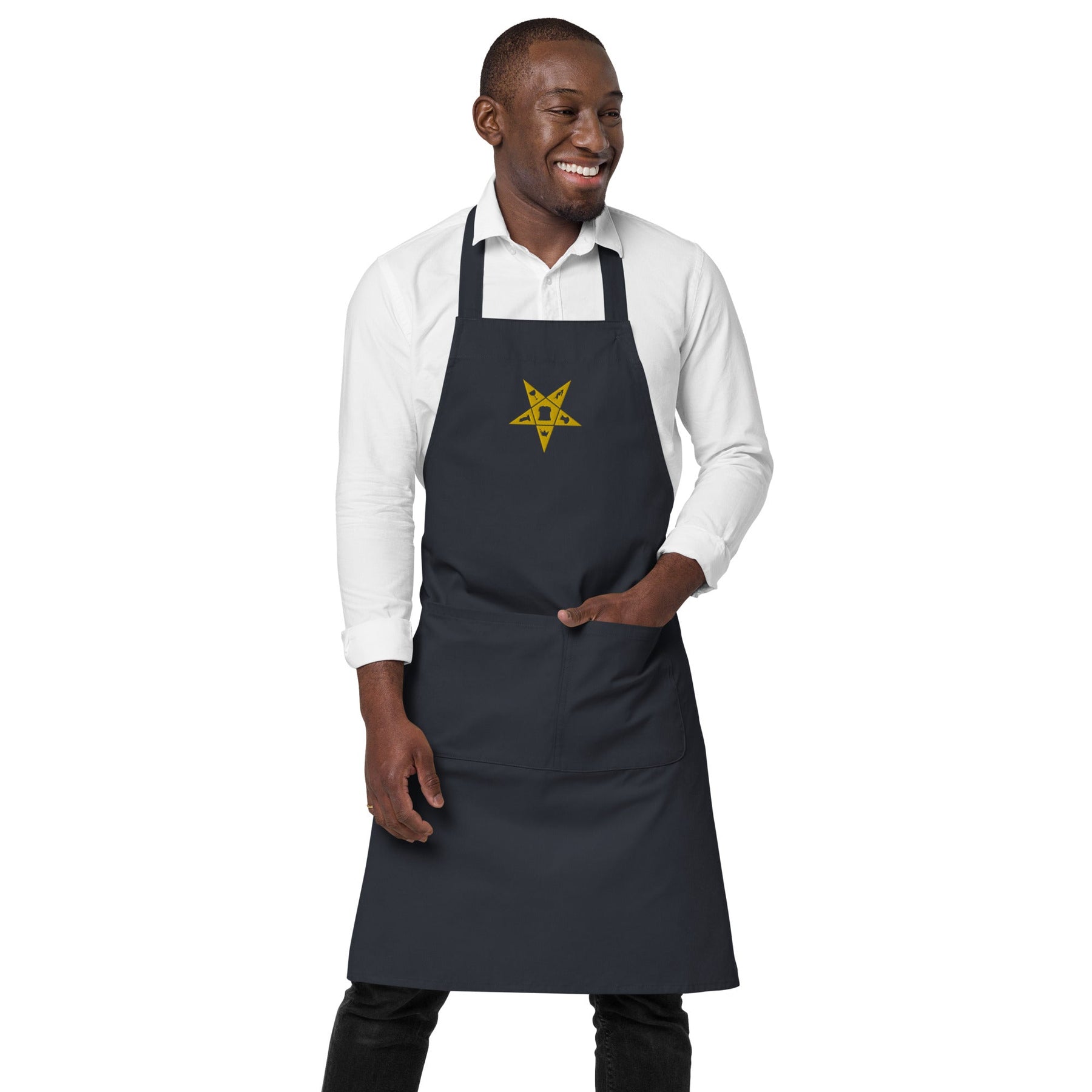 OES Kitchen Apron - Various Organic Cotton Colors - Bricks Masons