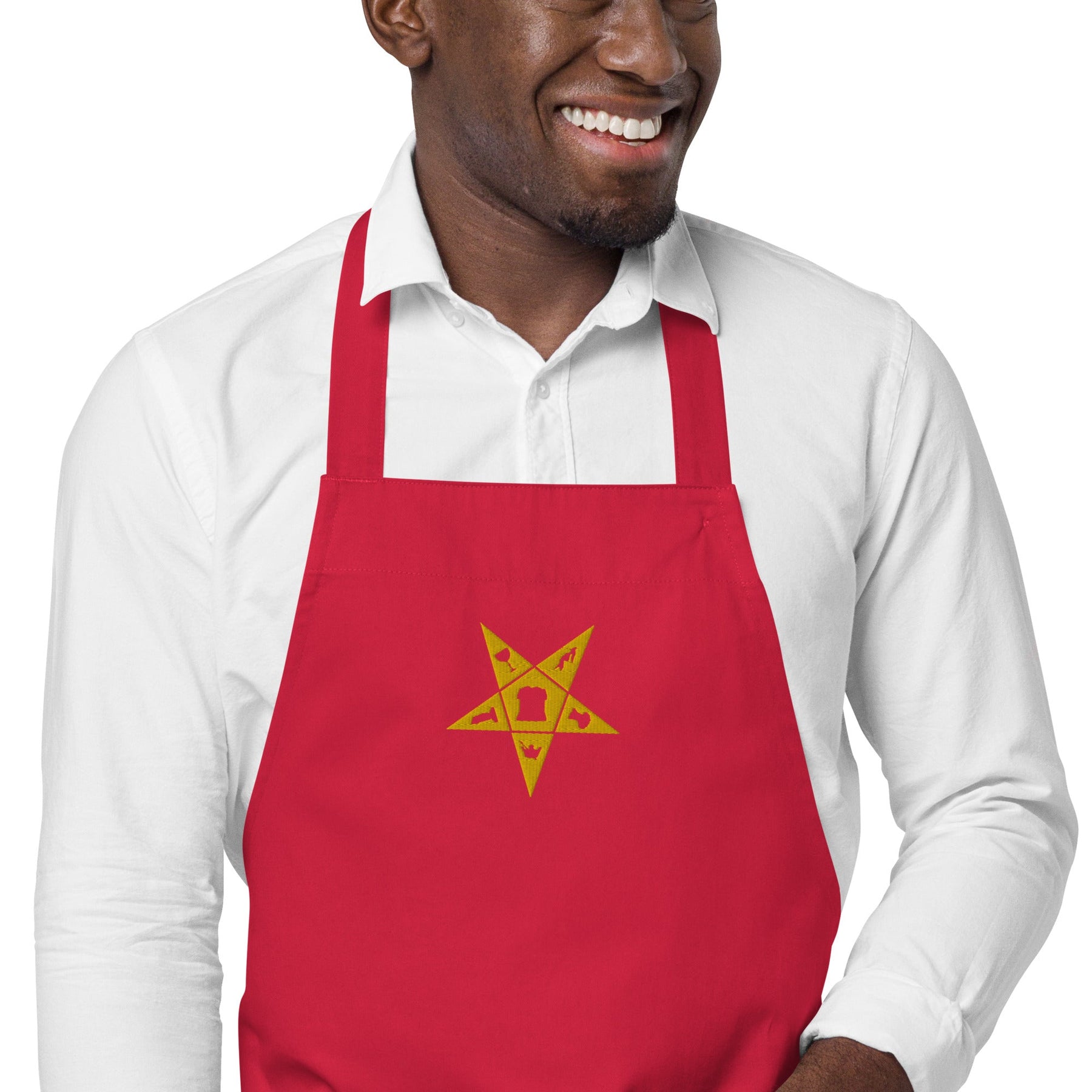 OES Kitchen Apron - Various Organic Cotton Colors - Bricks Masons