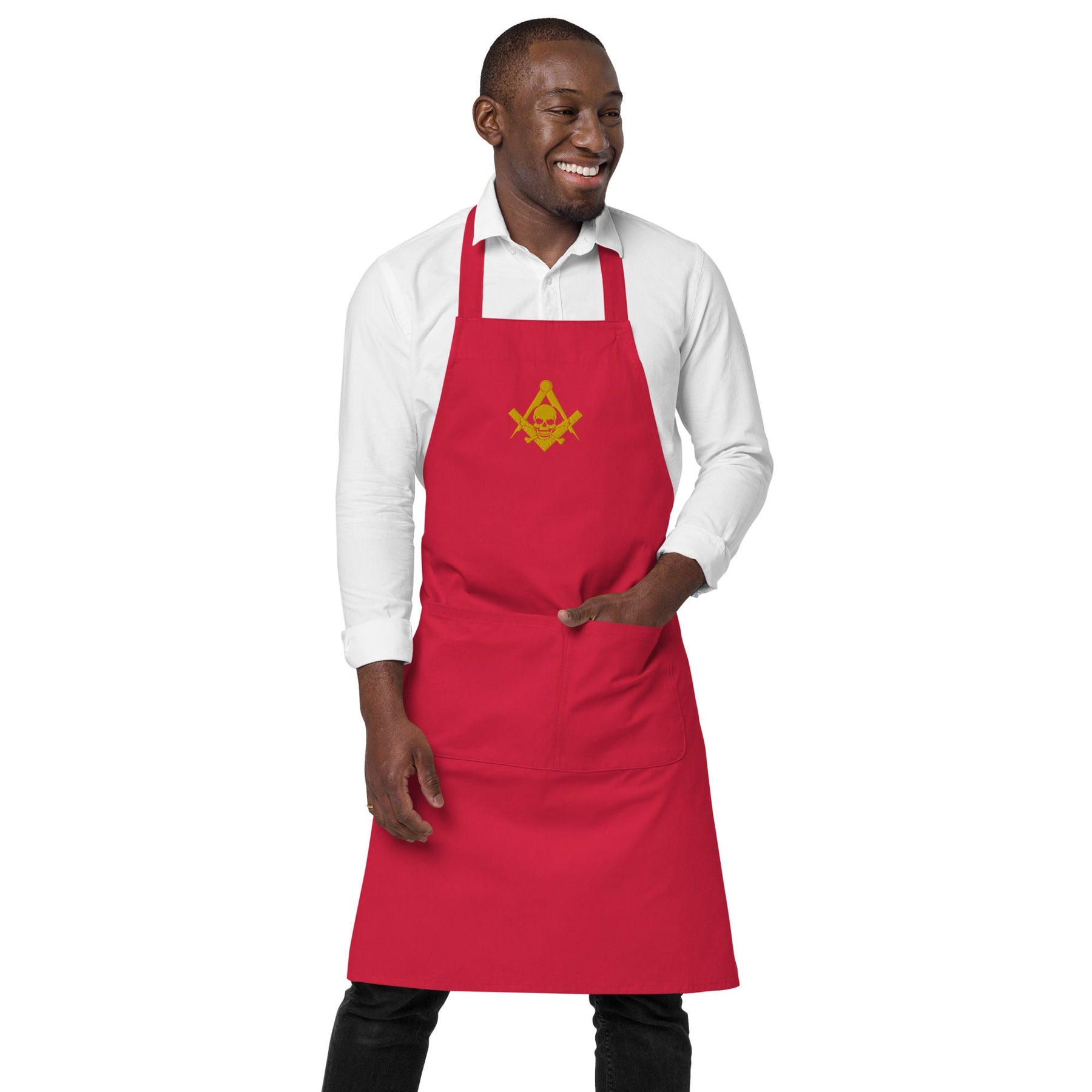 Widows Sons Kitchen Apron - Various Organic Cotton Colors - Bricks Masons