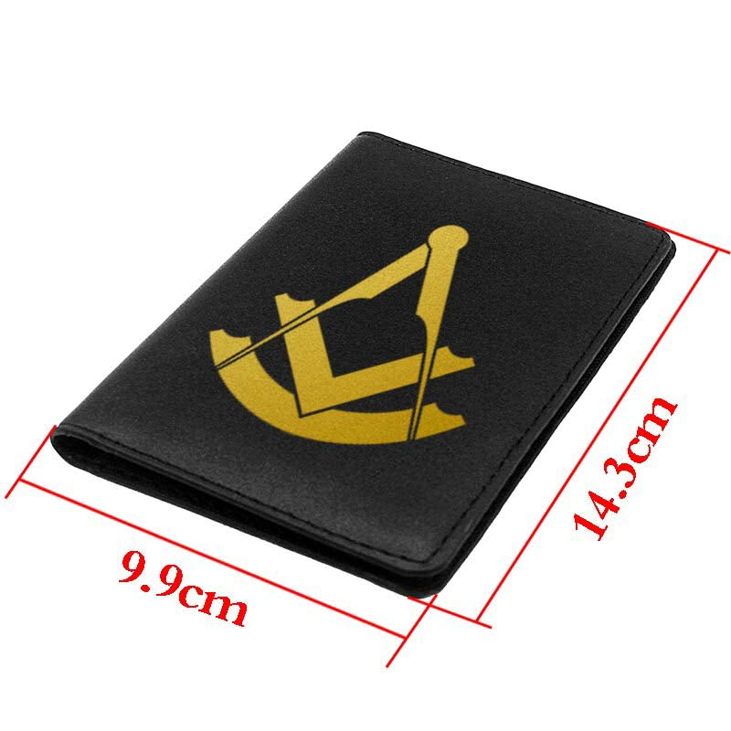Past Master Blue Lodge Wallet - Black & Brown - Bricks Masons