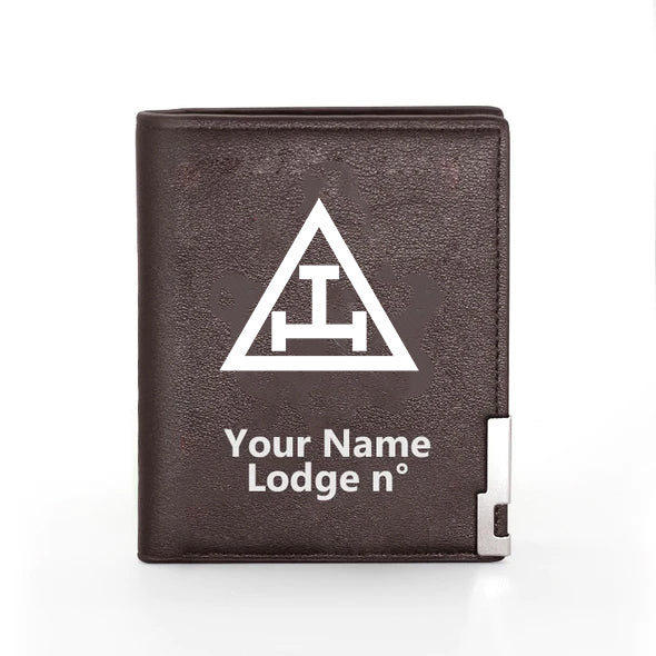 Royal Arch Chapter Wallet - Black & Brown - Bricks Masons