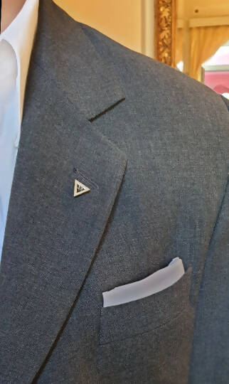 33rd Degree Masonic Lapel Pin – Pointing Down - Bricks Masons