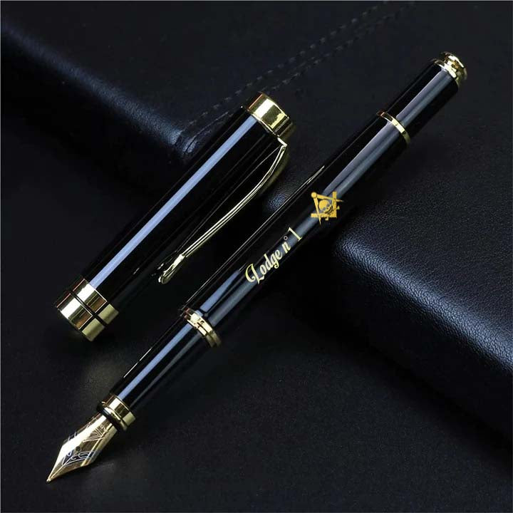 Widows Sons Pen - Black & Gold - Bricks Masons
